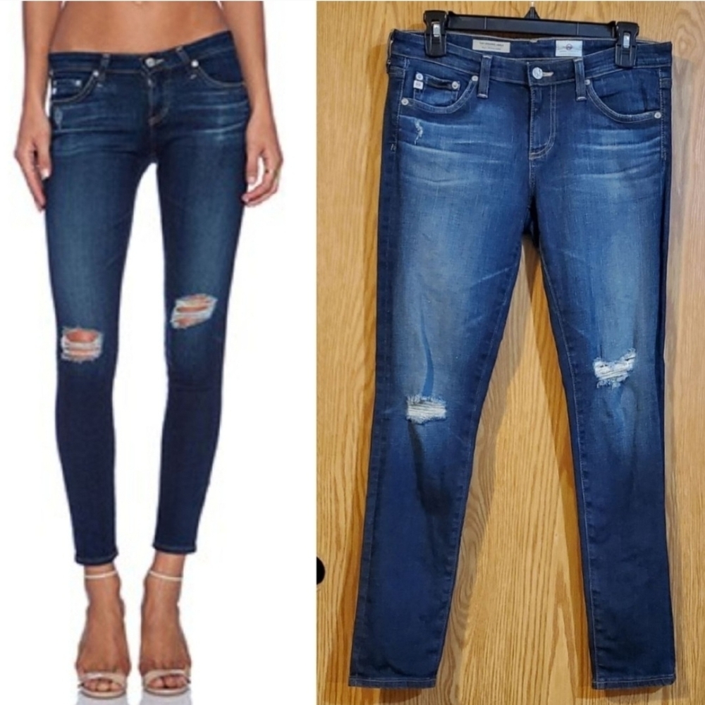Adriano Goldschmied The Legging Ankle super skinny ankle in 4 year fog Size 27